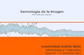 Clase 02 Semiologia Imagen - Lenguaje, Ecologia Cognitiva, Barthes, Saussurre, Significante Significado