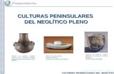 CULTURAS PENINSULARES DEL NEOLÍTICO PLENO Cántaro de cerámica neolítico. Cueva de L'Or (Alicante). Imagen: Página oficial del Ayuntamiento de Beniarrés.