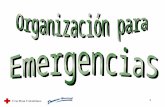 1. 2 Diferenciar los dos componentes de la organización de la empresa para emergencias. Identificar las normas básicas legales aplicables para brigadas.