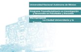 Programa Transdisciplinario en Investigación y Desarrollo en Facultades y Escuelas Macroproyecto La Ciudad Universitaria y la Energía Universidad Nacional.