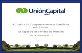 II Cumbre de Compensaciones y Beneficios Adicionales El papel de los Fondos de Pensión -22 de marzo de 2012 -
