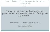 Segunda Jornada Académica del Instituto Uruguayo de Derecho Aduanero 1 Incorporación de las mejores prácticas aduaneras en el CAM y en el CAROU Montevideo,