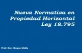 Prof. Esc. Roque Molla. Propiedad Horizontal I.- Inmuebles con permiso de construcción o de incorporación concedidos por la Intendencia de acuerdo a la.