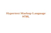 Hypertext Markup Language HTML. OBJETIVOS Conocer los fundamentos de HTML Escribir HTML usando un editor sencillo Escribir HTML usando otra herramienta.