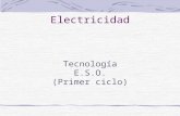 Electricidad Tecnología E.S.O. (Primer ciclo). El circuito eléctrico.