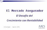 El Mercado Asegurador El Desafío del Crecimiento con Rentabilidad Estrategas – Agosto 2011.