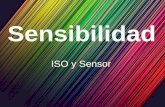 Sensibilidad ISO y Sensor. ¿Qué es la sensibilidad? La sensibilidad, en fotografía, es la susceptibilidad a la acción de la luz de una emulsión expresada.