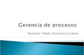 Nombre: Paola Zenteno Canelas. Plataforma Multi Agente para el Mejoramiento de Procesos Utilizando Tecnologías BPM y Ontologías para las PYMES.