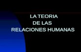 LA TEORIA DE LAS RELACIONES HUMANAS. 2 ENFOQUE HUMANISTICO DE LA ADMINISTRACION Administración Científica (Taylor) Tarea Teoría Clásica de la Adm. (Fayol)
