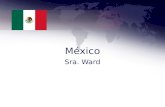 México Sra. Ward. La geografía El tamaño: cuatro veces más grande que España Las ciudades con playas en el Caribe: Cancún, Cozumel, Isla Mujeres Los destinos.