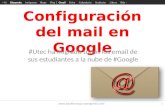 Configuración del mail en #Google