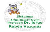 Sistemas Administrativos Profesor: Dr. Jorge Rubén Vazquez Facultad de Ciencias Económicas - UBA.