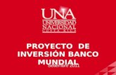 PROYECTO DE INVERSI“N BANCO MUNDIAL Setiembre 2011
