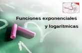 Funciones exponenciales y logaritmicas 1. Temas • Funciones Exponenciales • Funciones logarítmicas • Leyes de los logarítmos • Ecuaciones exponenciales.