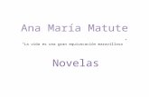 “La vida es una gran equivocación maravillosa”. Ana María Matute Ausejo, nacida en Barcelona en 1926. Novelista española, miembro de la Real Academia.