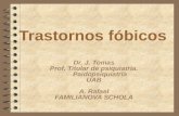 Trastornos fóbicos Dr. J. Tomas Prof. Titular de psiquiatría. Paidopsiquiatría UAB A. Rafael FAMILIANOVA SCHOLA.