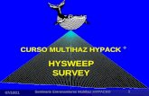 HYSWEEP SURVEY CURSO MULTIHAZ HYPACK ® 25/08/2014 Seminario Entrenamiento Multihaz HYPACK® 1.