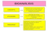 BIOANÁLISIS CONCEPTO UTILIDADES PRINCIPIOS “Estimación de la concentración o de la potencia de una droga mediante la cuantificación de la respuesta biológica.