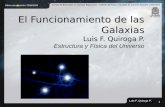 1 El Funcionamiento de las Galaxias Luis F. Quiroga P. El Funcionamiento de las Galaxias Luis F. Quiroga P. Estructura y Física del Universo Última actualización: