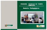 Modelo Pedagógico PROGRAMA ESCUELAS DE TIEMPO COMPLETO.