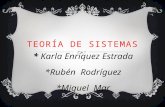 TEORÍA DE SISTEMAS * Karla Enriquez Estrada *Rubén Rodríguez *Miguel Mar.