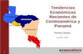 1 Thelmo Vargas Octubre, 2006 GUATEMALA HONDURAS EL SALVADOR NICARAGUA COSTA RICA Tendencias Económicas Recientes de Centroamérica y Panamá.