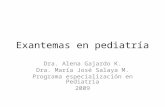 Exantemas en pediatría Alena Jose