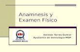 Anamnesis y Examen Físico Germán Torres Quitral Ayudantía de Semiología-MOP.