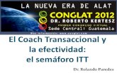 Dr. Rolando Paredes - Guatemala Una definición especialmente interesante del miembro especial o del Coach Transaccional es definirlo como "Un acompañante.