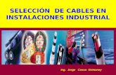 SELECCIÓN DE CABLES EN INSTALACIONES INDUSTRIAL Ing. Jorge Cosco Grimaney.