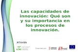 Las capacidades de innovación: Qué son y su importancia en los procesos de innovación. Financiado por: