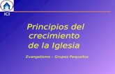 Principios del crecimiento de la Iglesia Evangelismo – Grupos Pequeños ICI.