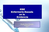 1 EBE Enfermería Basada en la Evidencia Paula Soto Parada EnfermeraChile.