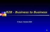 1 B2B - Business to Business P. Reyes / Octubre 2004