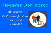 Hogares Don Bosco Movimiento de Pastoral Familiar con carisma Salesiano.