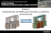 © 2012 Autodesk Autodesk Currículo Estructural 2013 Unidad 4: Enlaces Ampliación de BIM para diseño y análisis estructural Enlace Ampliación de BIM para.