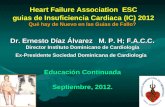 Qué hay de Nuevo en las Guias de Fallo? Heart Failure Association ESC guias de Insuficiencia Cardiaca (IC) 2012 Qué hay de Nuevo en las Guias de Fallo?