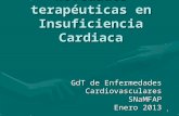 Novedades terapéuticas en Insuficiencia Cardiaca GdT de Enfermedades Cardiovasculares SNaMFAP Enero 2013 1.