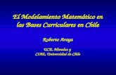 El Modelamiento Matemático en las Bases Curriculares en Chile Roberto Araya UCE, Mineduc y CIAE, Universidad de Chile El Modelamiento Matemático en las.