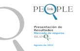 Presentación de Resultados Mercado de seguros Agosto de 2011.