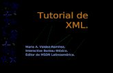 Tutorial de XML. Mario A. Valdez-Ramírez, Interactive Bureau México. Editor de MSDN Latinoamérica. Mario A. Valdez-Ramírez, Interactive Bureau México.