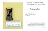 Equipo Argentino de Antropología Forense Fotografías Editoras, curadoras Silvana Turner (EAAF) Ana Aslan Fragmento de un espejo decorado que se encontró