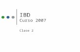 IBD Curso 2007 Clase 2. UNLP - Facultad de InformáticaIBD - CLASE 2 2 Archivos – Operaciones Básicas Utilizaremos la notación Pascal Declaración de archivos