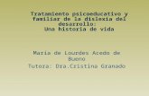 Tratamiento psicoeducativo y familiar de la dislexia del desarrollo: Una historia de vida María de Lourdes Acedo de Bueno Tutora: Dra.Cristina Granado.