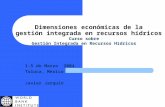Dimensiones económicas de la gestión integrada en recursos hídricos Curso sobre Gestión Integrada en Recursos Hídricos 1-5 de Marzo 2004 Toluca, Mexico.