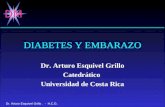 DM Dr. Arturo Esquivel Grillo. - H.C.G. DIABETES Y EMBARAZO Dr. Arturo Esquivel Grillo Catedrático Universidad de Costa Rica.