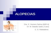 ALOPECIAS Dra. E. Herrero Selma (MIR-4) Dr. M. Batalla Sales (Tutor) C. S. Rafalafena.