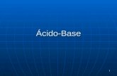 1 Ácido-Base. 2 Contenidos 1.- Características de los ácidos y las bases 2.- Evolución histórica del concepto de ácido y base. 2.1. Teoría de Arrhenius.