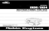 Motor 4 Tiempos Robin Subaru EH34