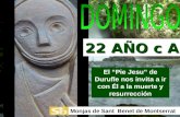 El Pie Jesu de Durufle nos invita a ir con Él a la muerte y resurrección Monjas de Sant Benet de Montserrat 22 AÑO c A.